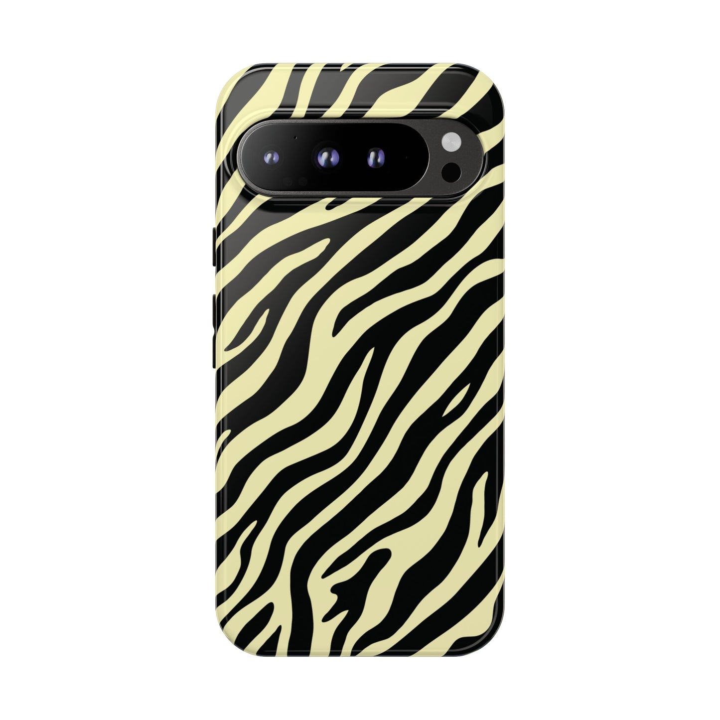 Stylish Neutral Zebra Print Phone Case