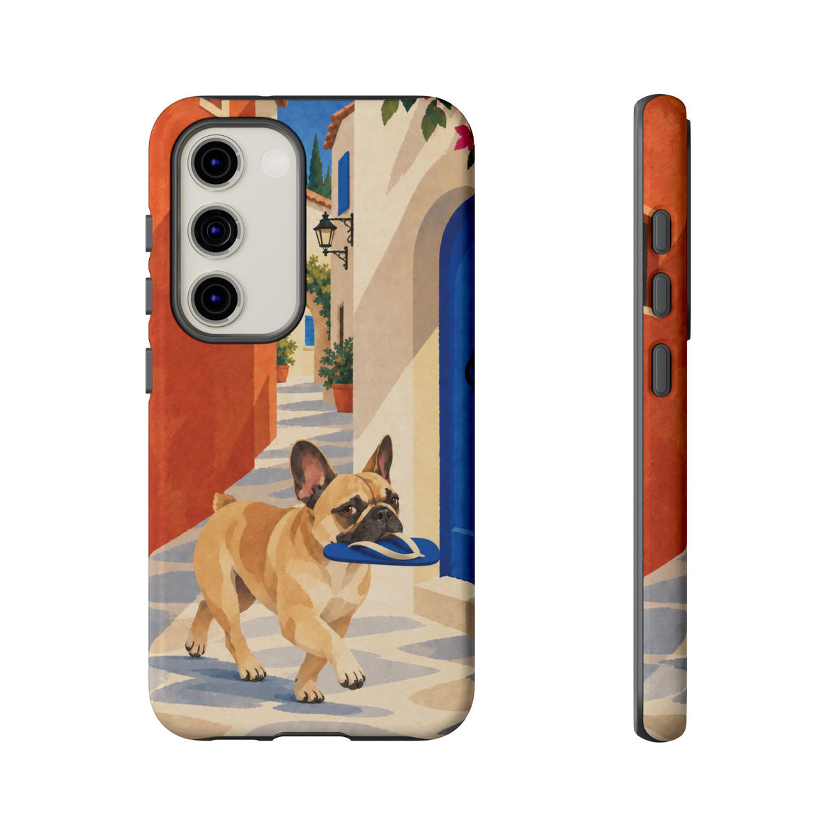 French Bulldog Quiet Lane Phone Case - Multicolor Phone Case - Samsung Galaxy S23 / Glossy