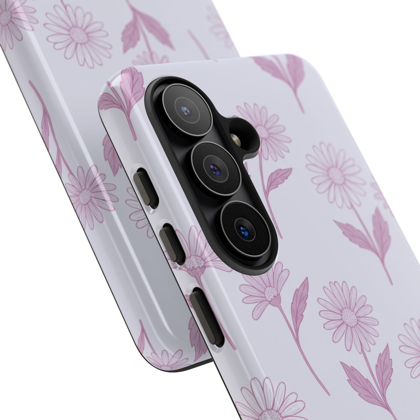 Pretty Lilac Daisy Pattern Phone Case