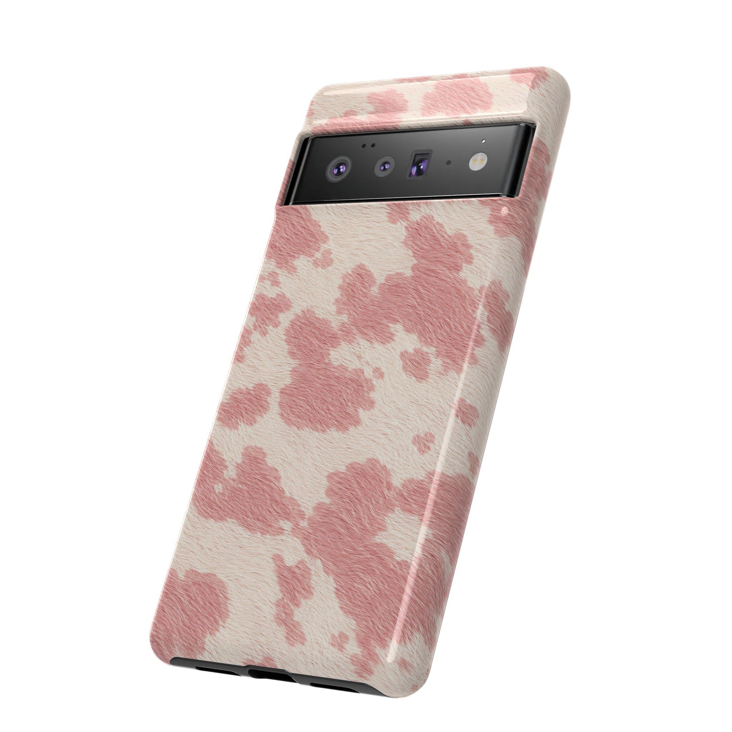 Pretty Blush Cow Print Phone Case