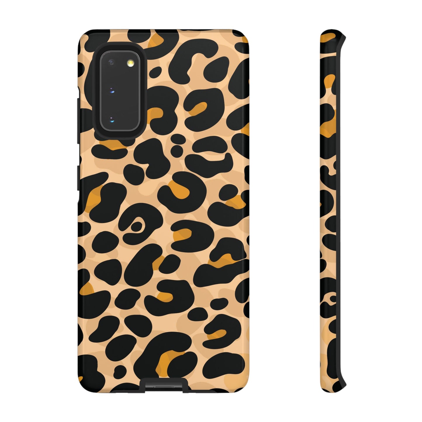 Stylish Mocha Leopard Print Phone Case