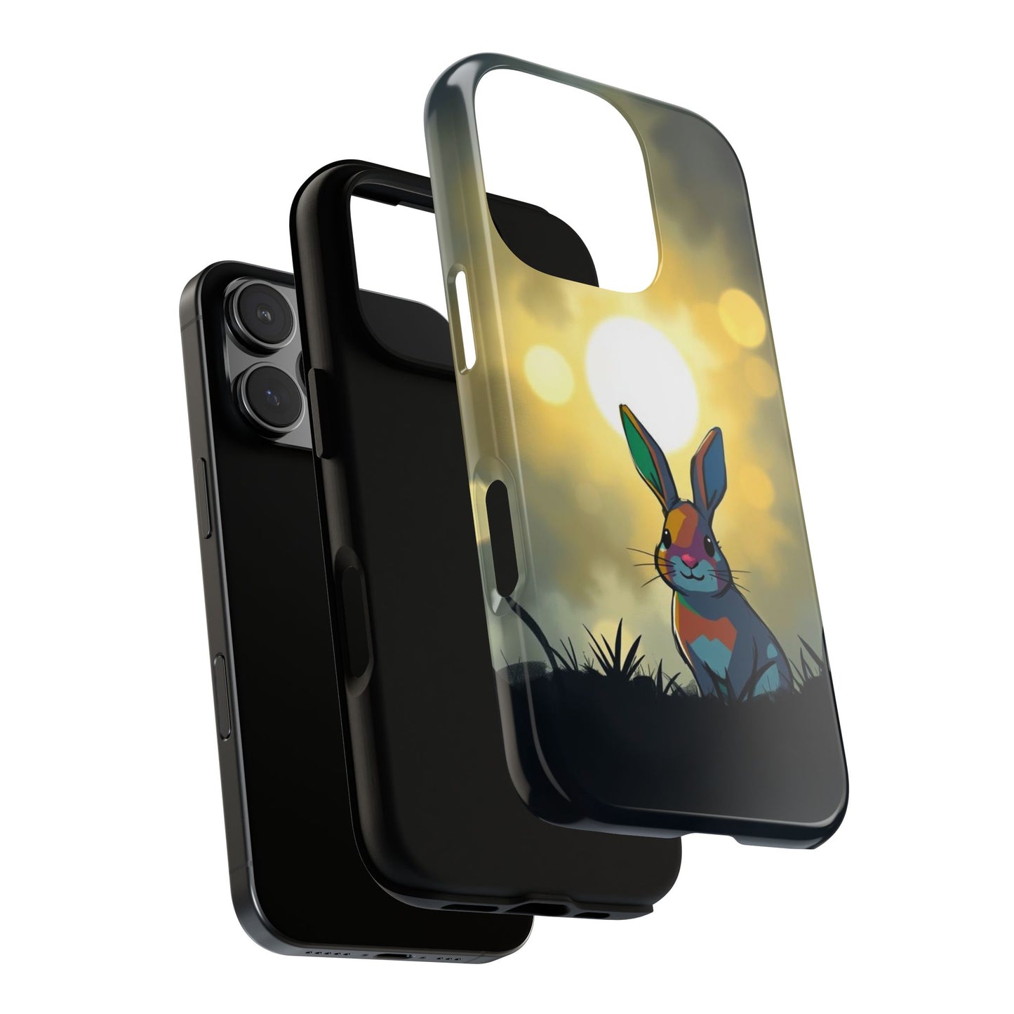 Phone Case - Gothic Rabbit Moody Design Phone Case