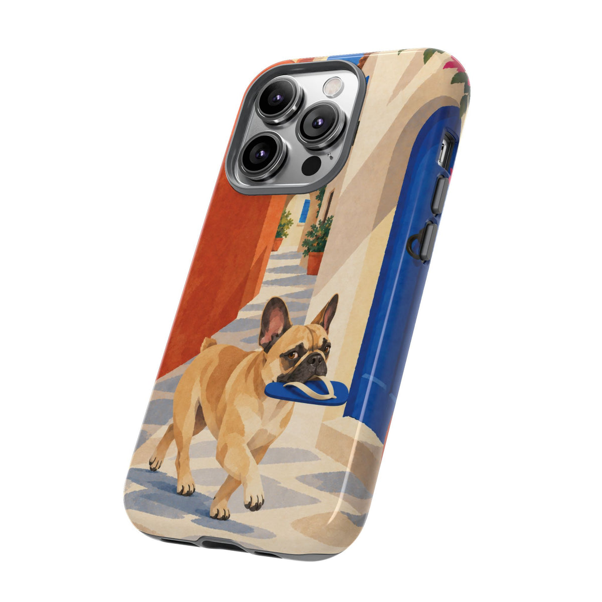 French Bulldog Quiet Lane Phone Case - Multicolor Phone Case