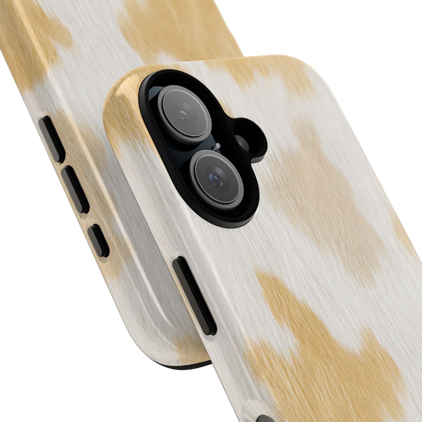Golden Honey Cow Print Phone Case