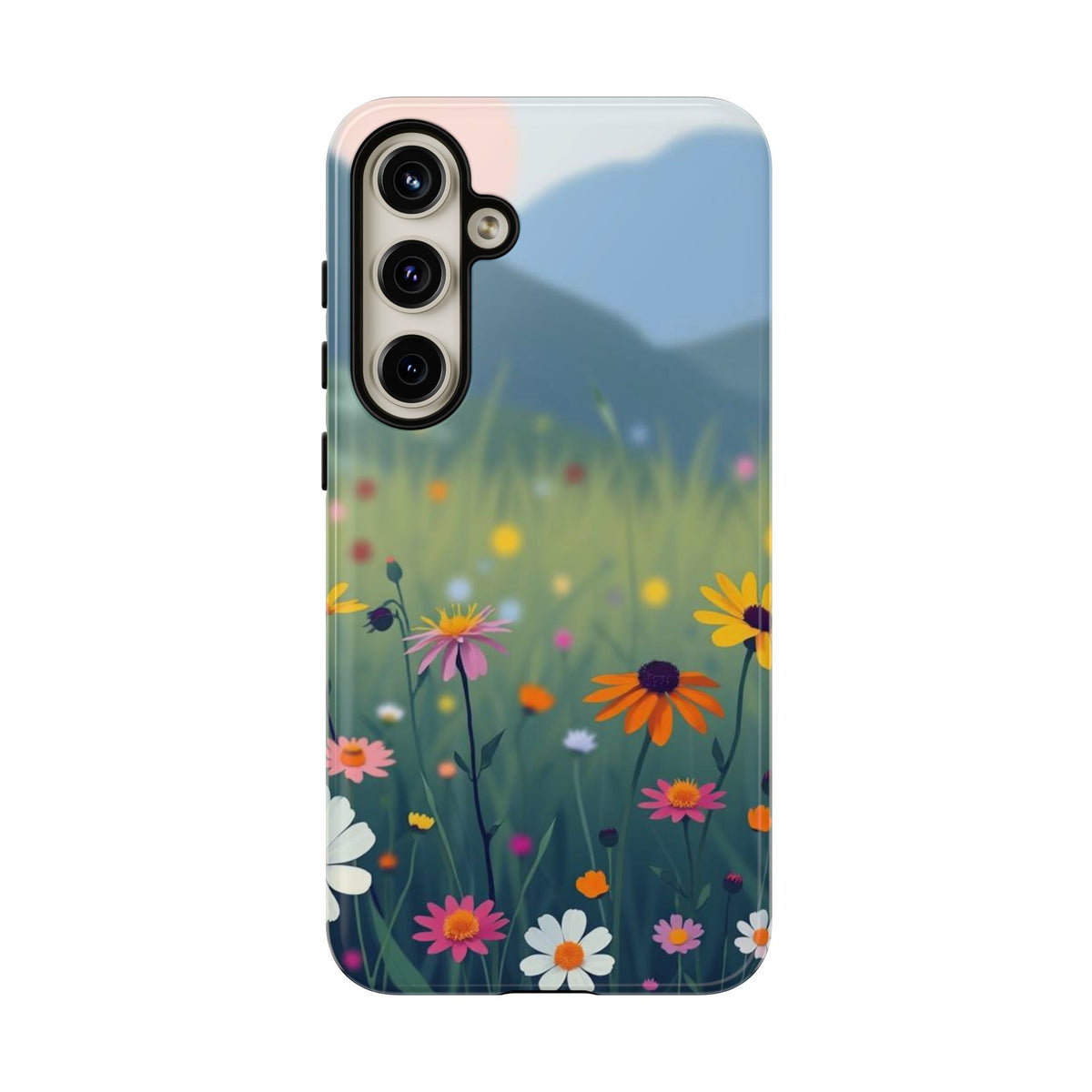 Vibrant Meadow Design Phone Case - Multicolor Phone Case - Samsung Galaxy S24 Plus / Glossy