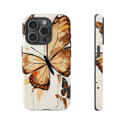 Acrylic Style Butterflies Design Phone Case - Multicolor Phone Case - iPhone 15 Pro / Glossy
