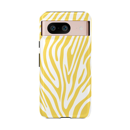 Graphic Yellow Tiger Print Phone Case