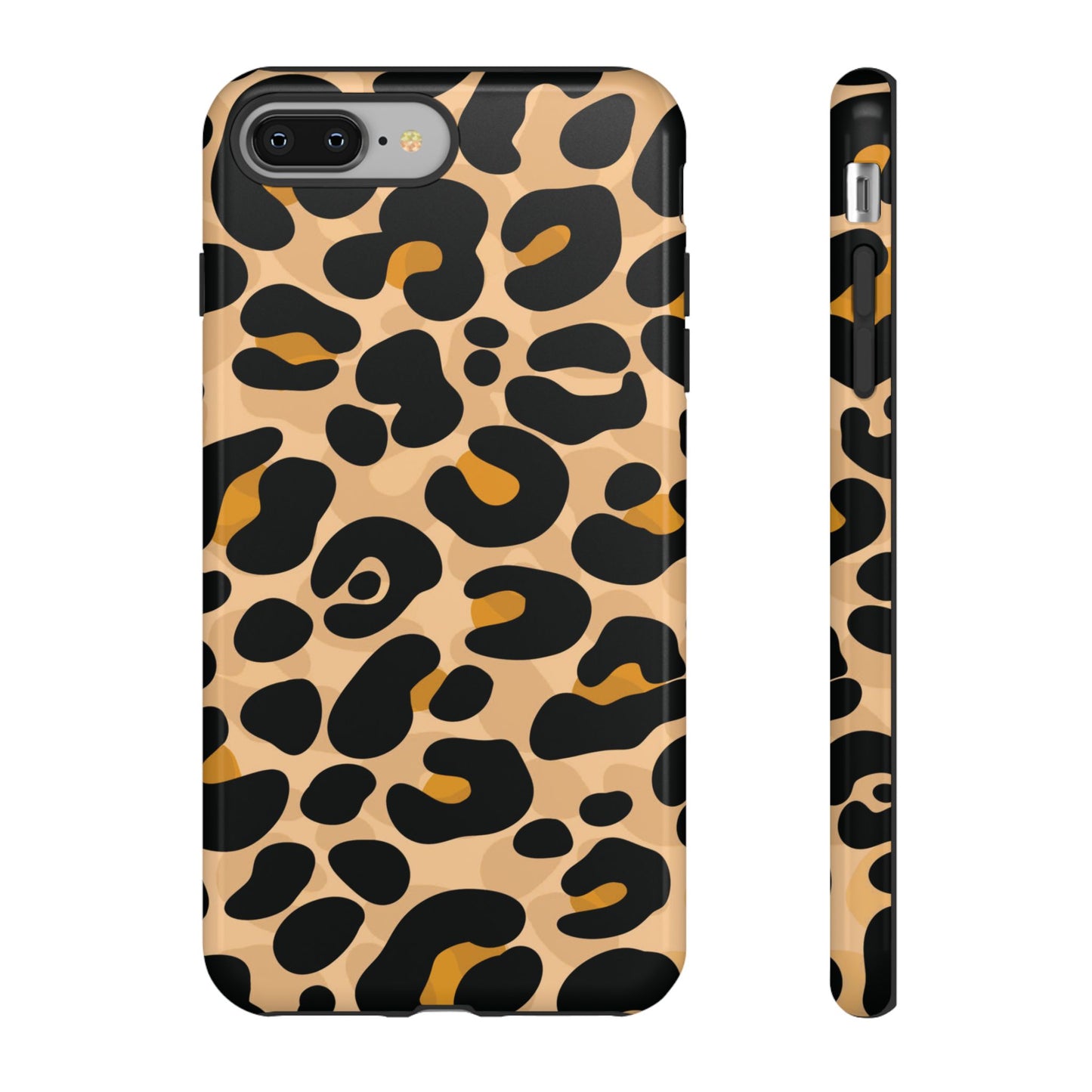 Stylish Mocha Leopard Print Phone Case