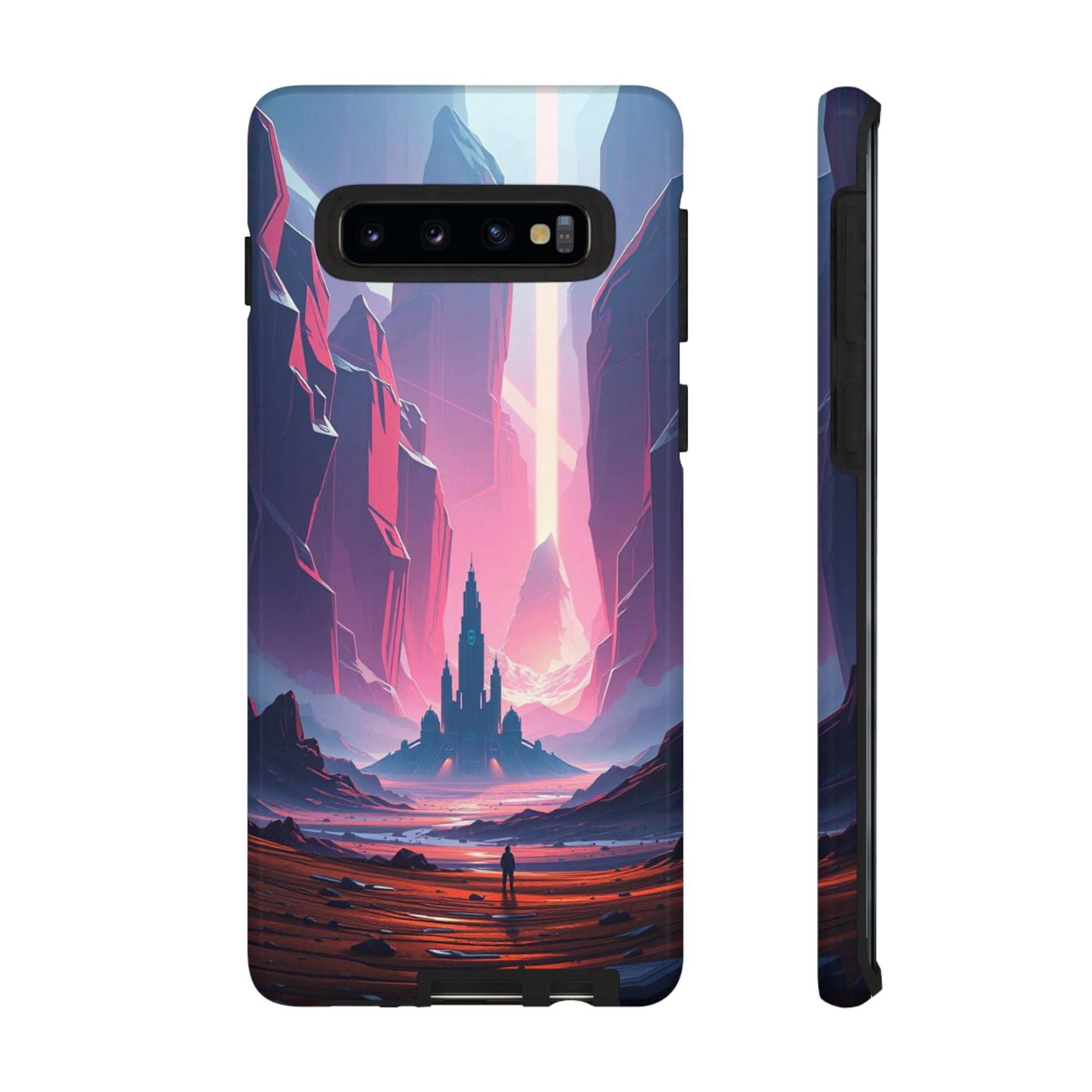 Alien Fortress Design Phone Case - Multicolor Phone Case - Samsung Galaxy S10 / Glossy