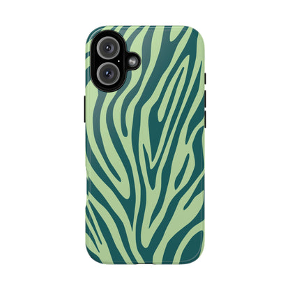 Boutique Sage Tiger Print Phone Case