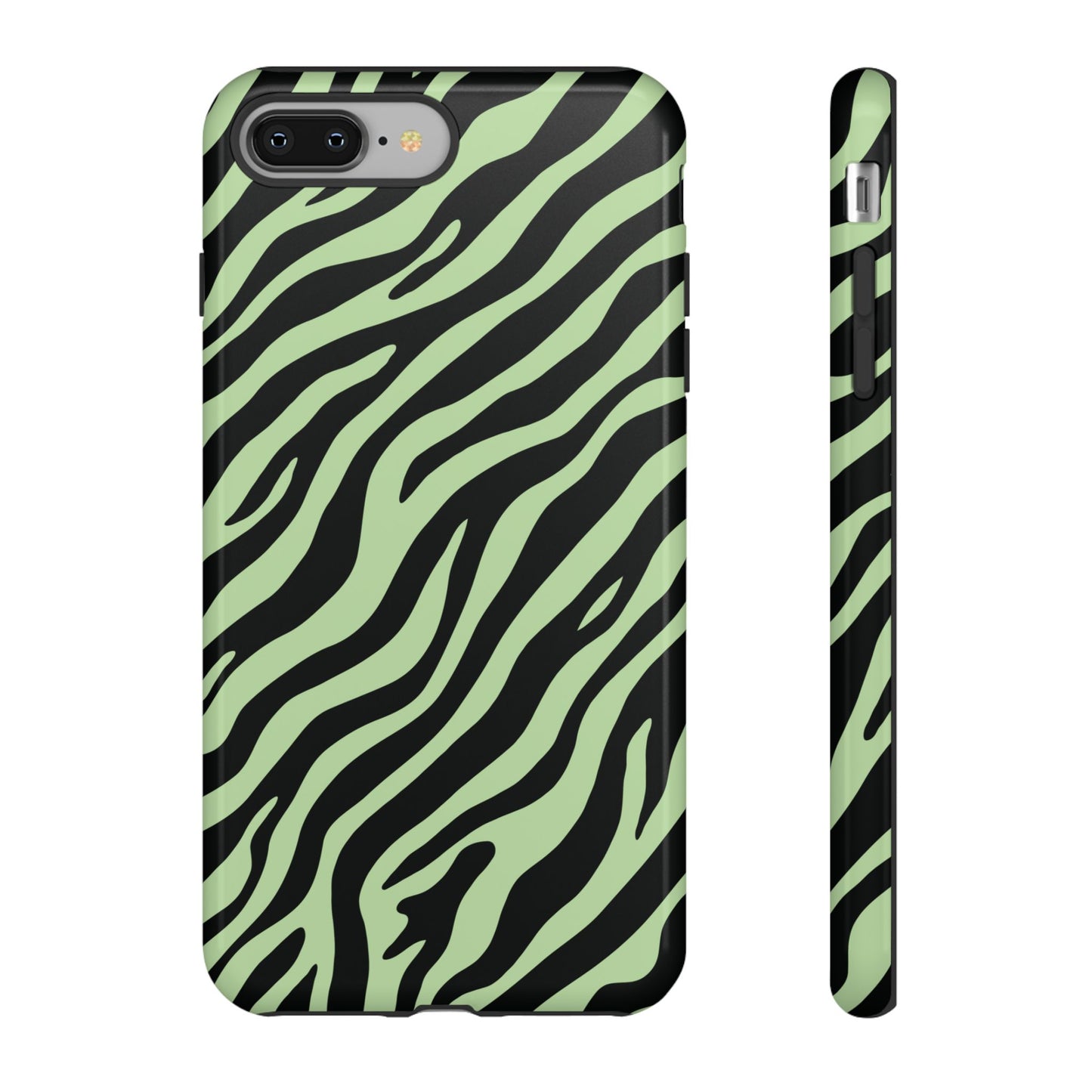 Stylish Mint Zebra Print Phone Case