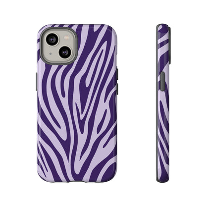 Boutique Lavender Tiger Print Phone Case