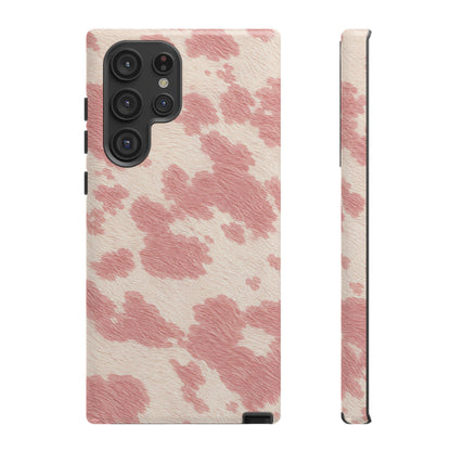 Pretty Blush Cow Print Phone Case
