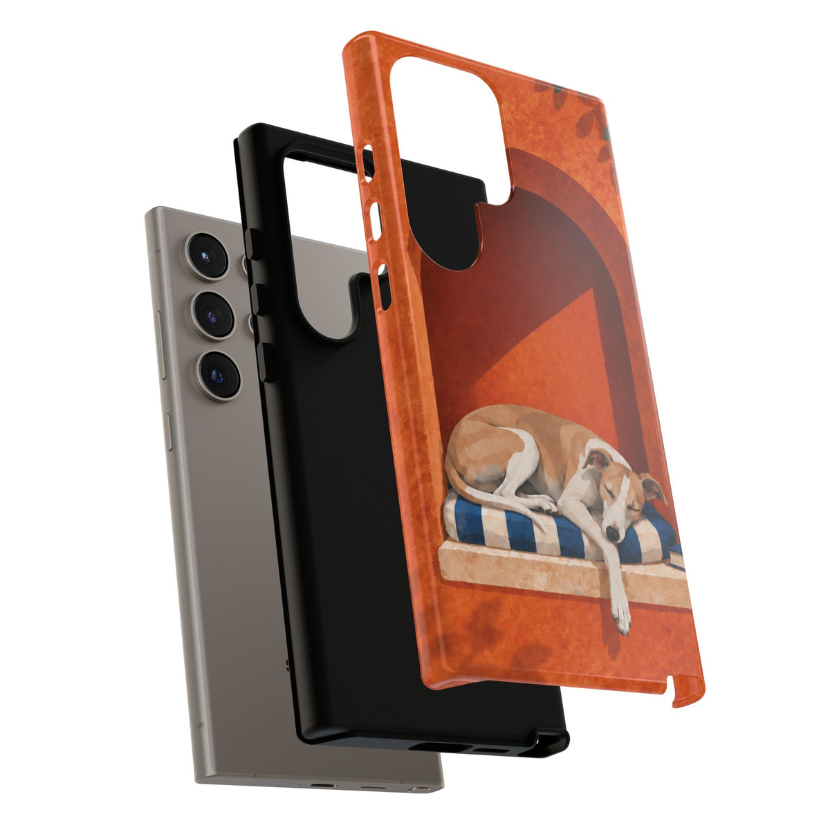 Whippet Siesta Nook Phone Case - Multicolor Phone Case