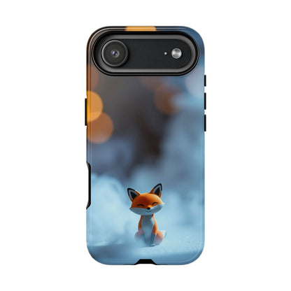 iPhone 17 Air / Glossy Phone Case - Cute Misty Fox Design Phone Case