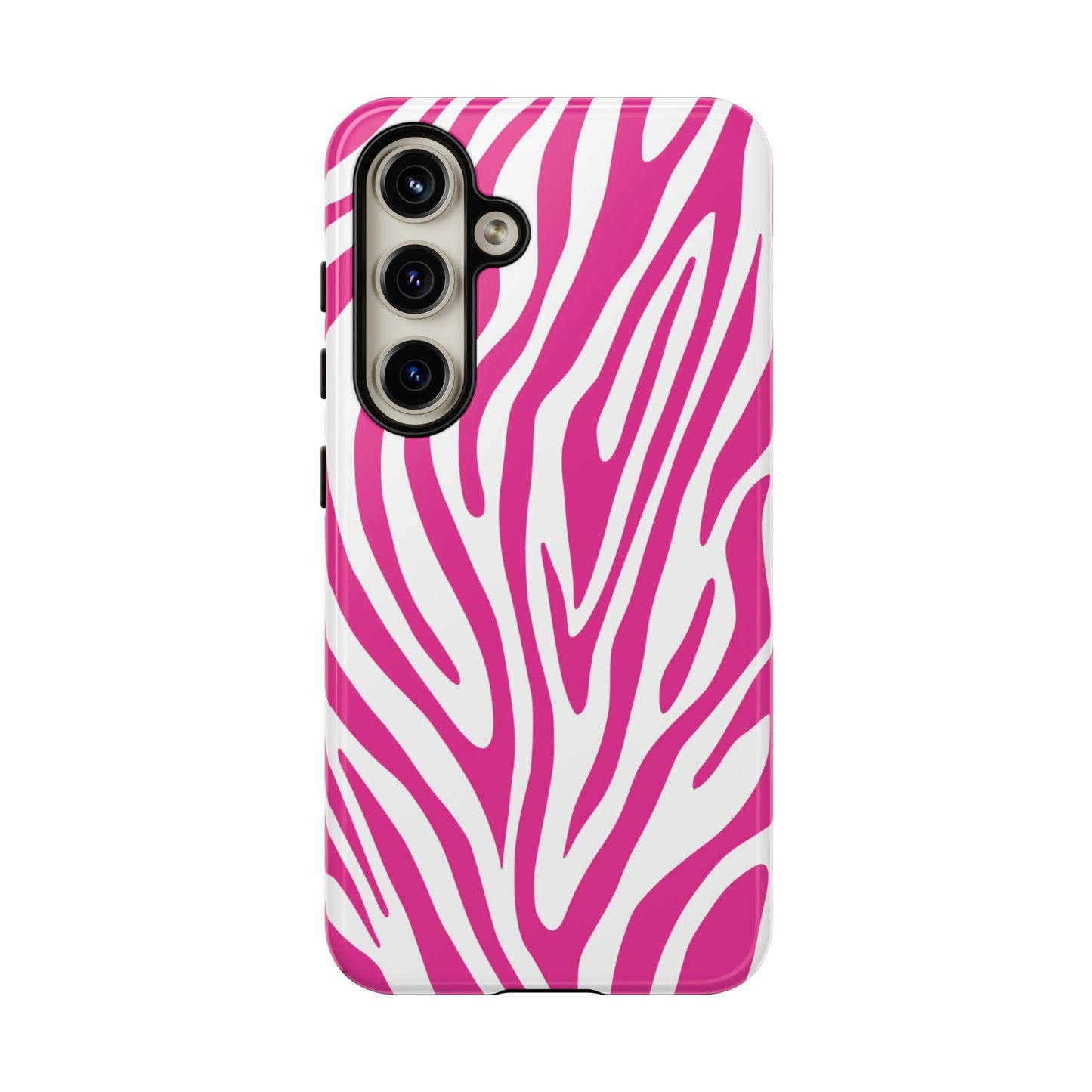Graphic Hot Pink Tiger Print Phone Case