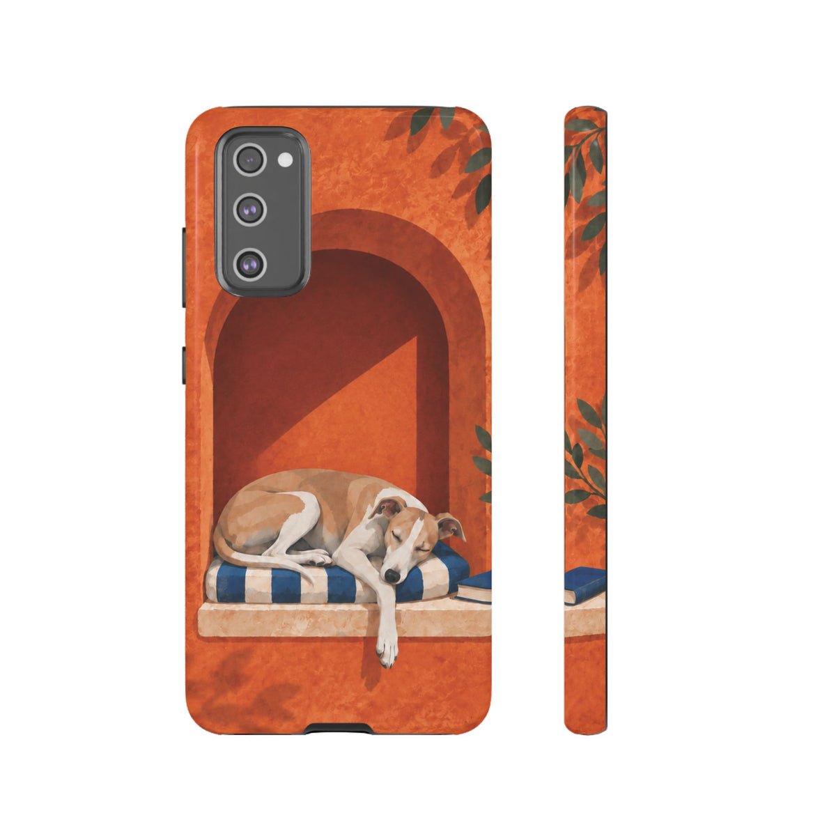 Whippet Siesta Nook Phone Case - Multicolor Phone Case - Samsung Galaxy S20 FE / Glossy