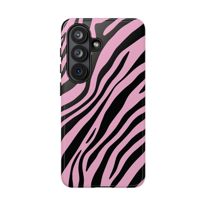Modern Blush Zebra Print Phone Case