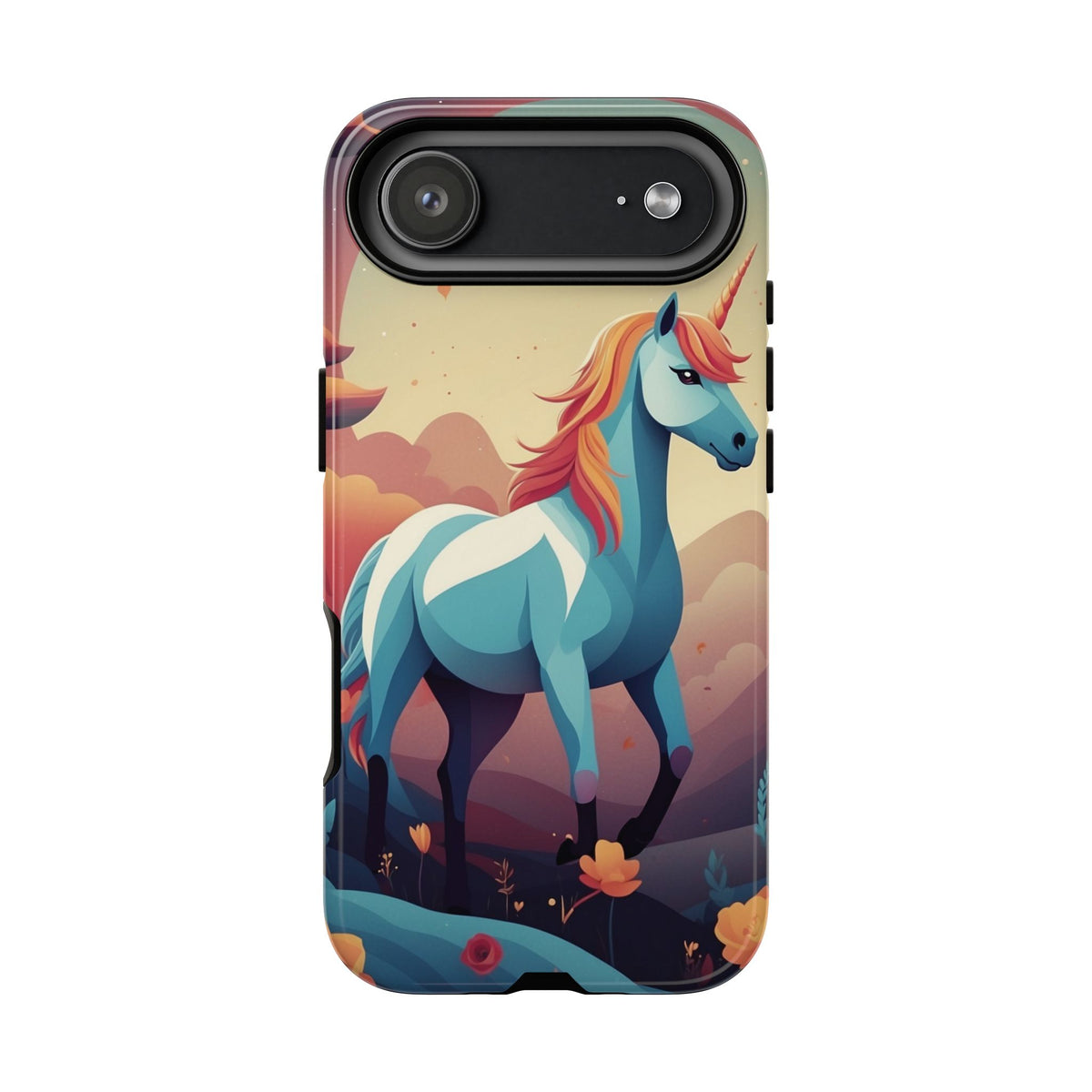 Stylised Unicorn Design Phone Case - Multicolor Phone Case - iPhone 17 Air / Glossy