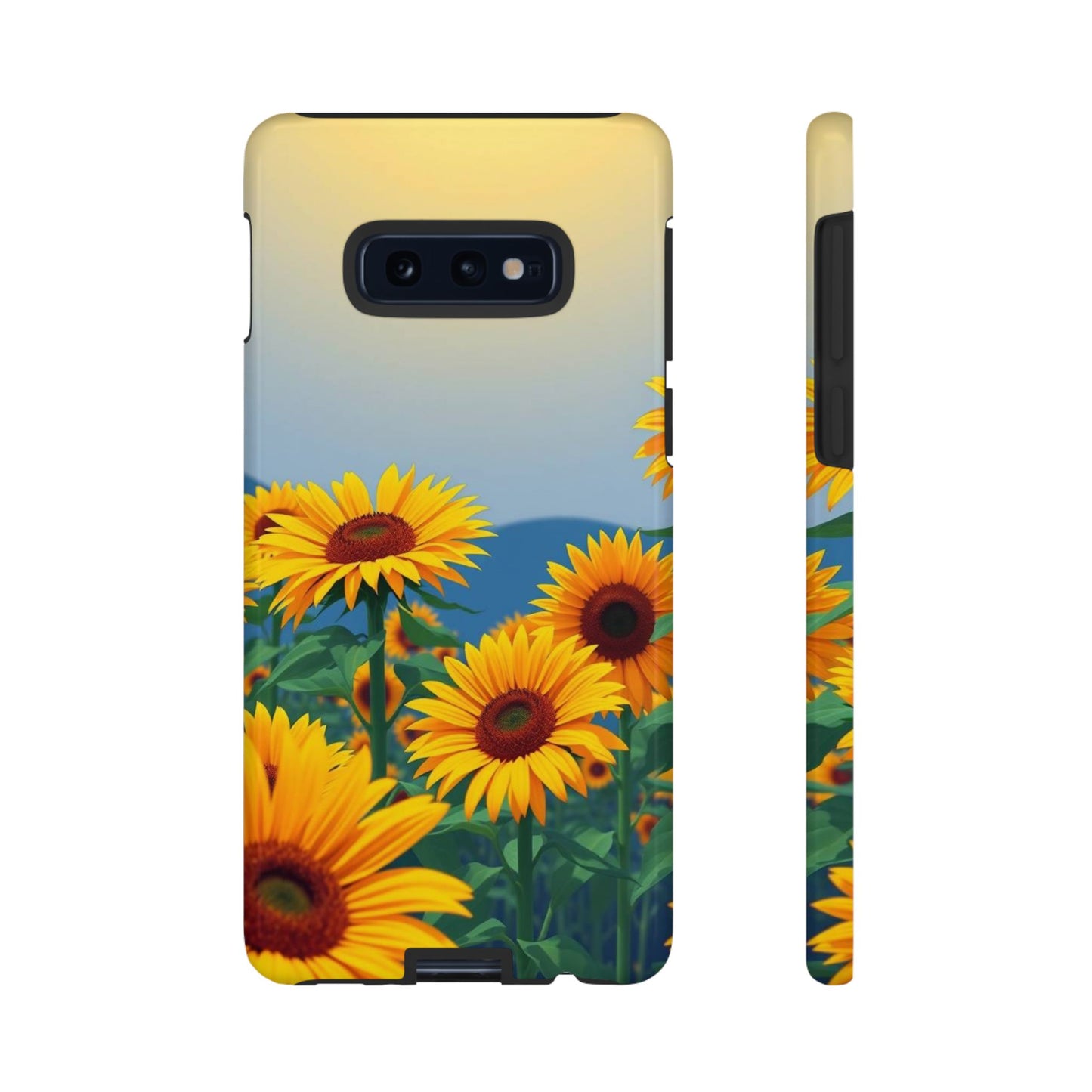 Samsung Galaxy S10E / Glossy Phone Case - Sunflowers Design Phone Case
