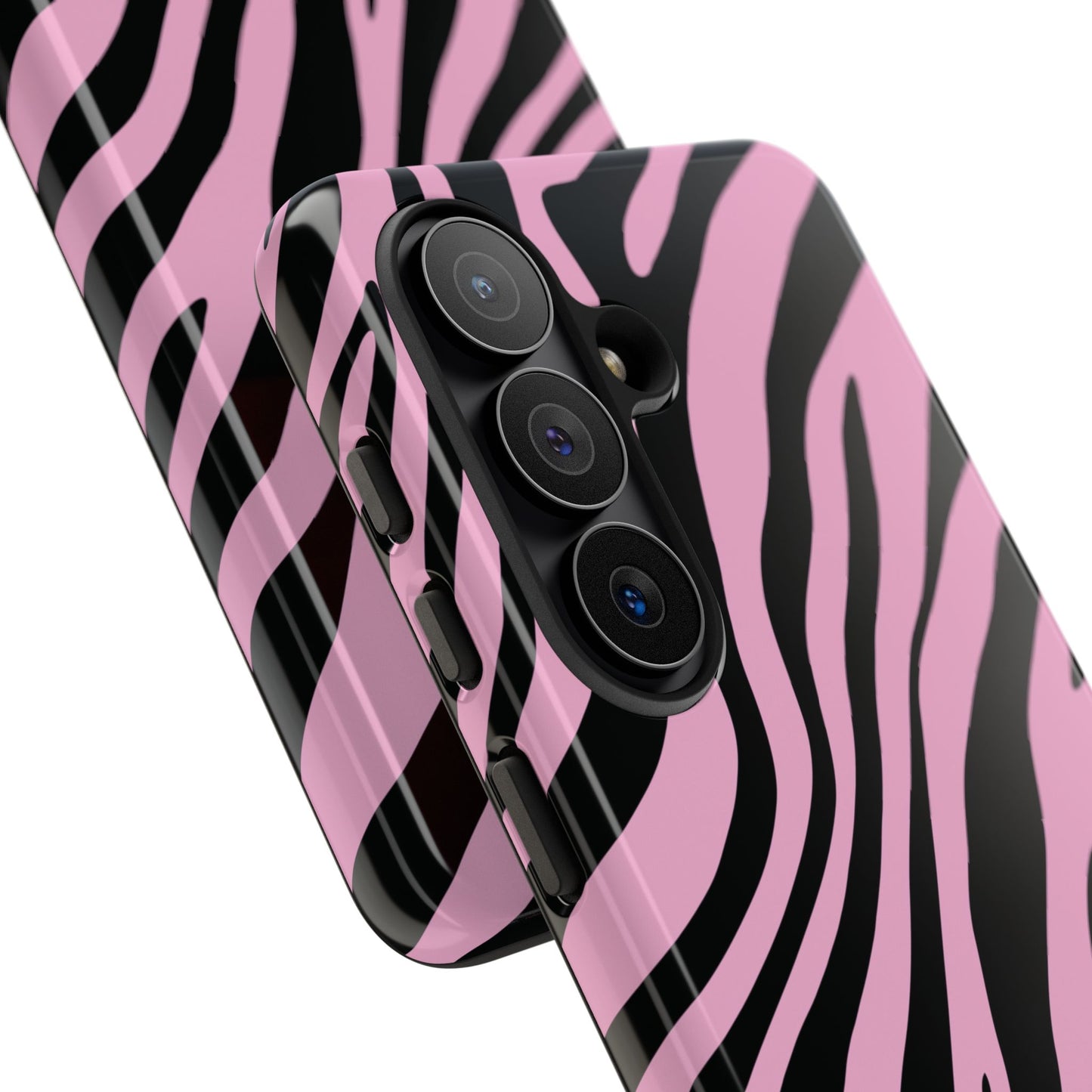 Modern Blush Zebra Print Phone Case