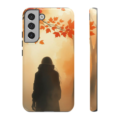 Samsung Galaxy S22 Plus / Glossy Phone Case - Watercolour Mysterious Woman Phone Case