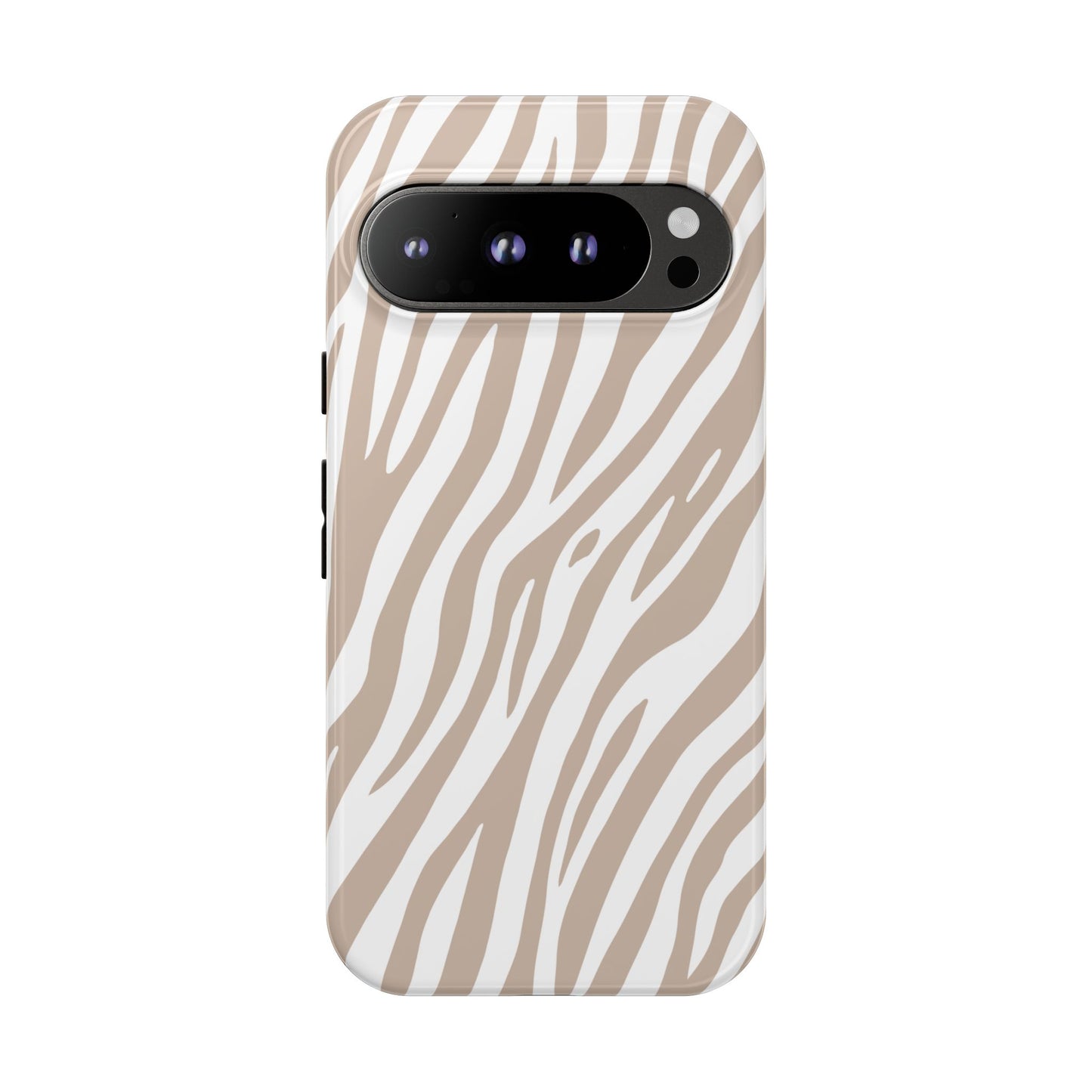 Oatmeal Tiger Print Phone Case