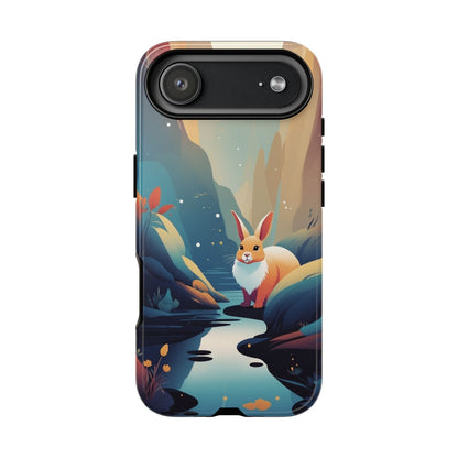 iPhone 17 Air / Glossy Phone Case - Stylised Rabbit Design Phone Case