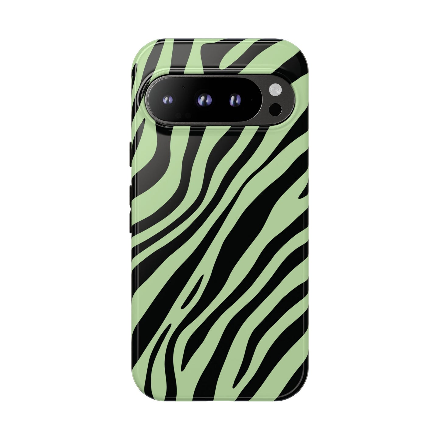 Modern Mint Zebra Print Phone Case