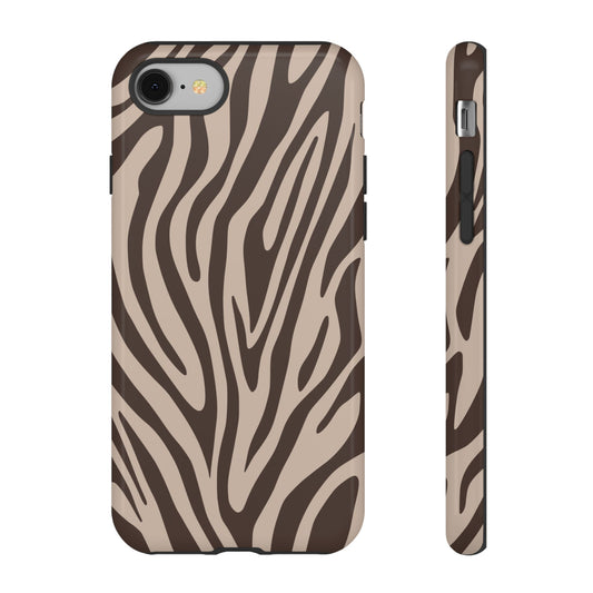 Boutique Mocha Tiger Print Phone Case