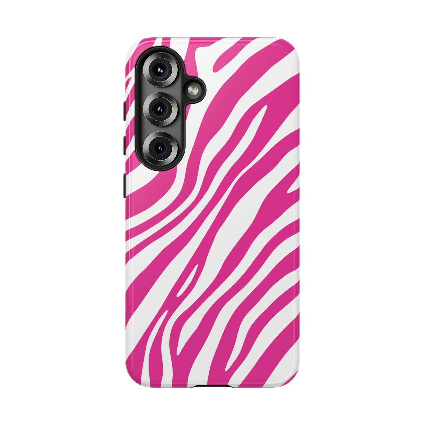 Modern Hot Pink Zebra Print Phone Case