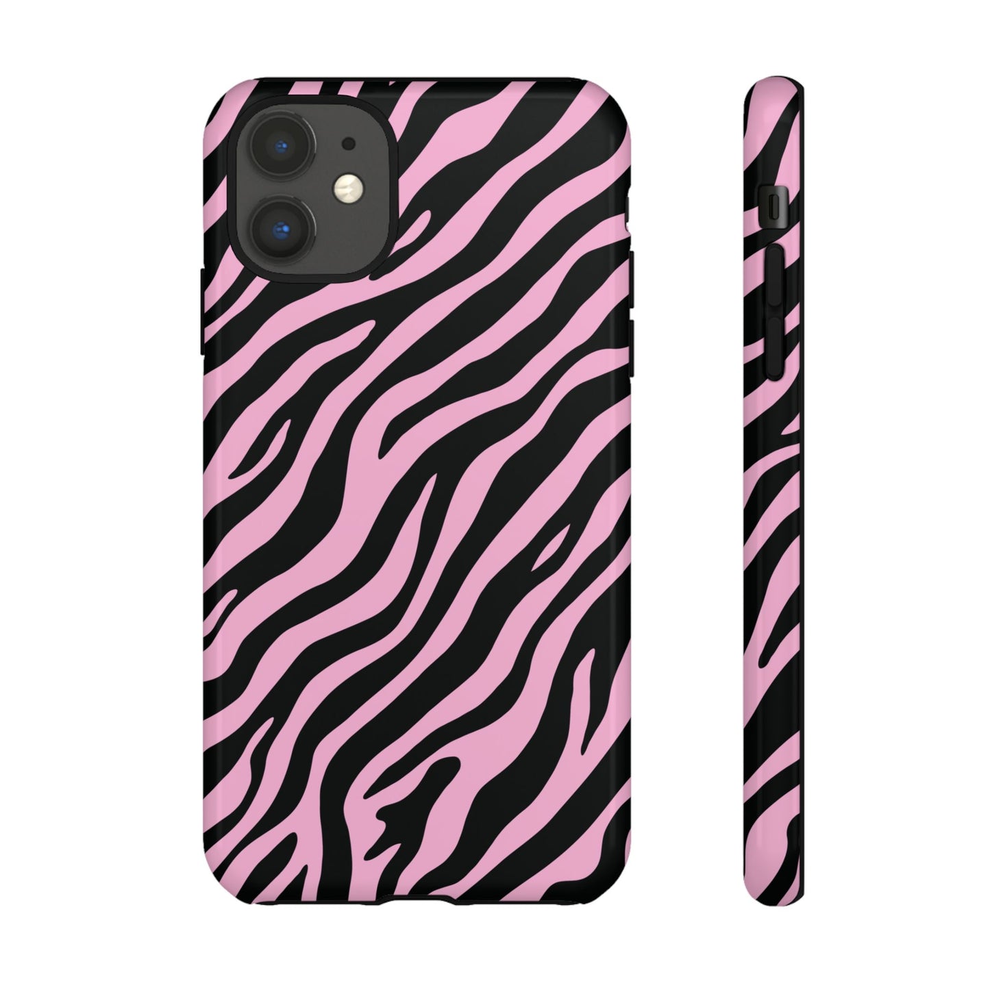 Stylish Blush Zebra Print Phone Case