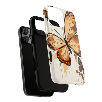 Acrylic Style Butterflies Design Phone Case - Multicolor Phone Case