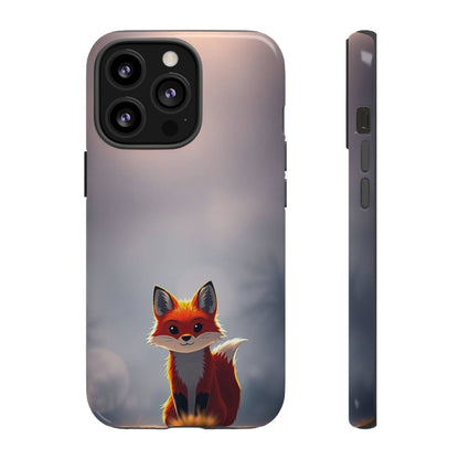 Cute Gothic Fox Design Phone Case - Multicolor Phone Case - iPhone 13 Pro / Glossy