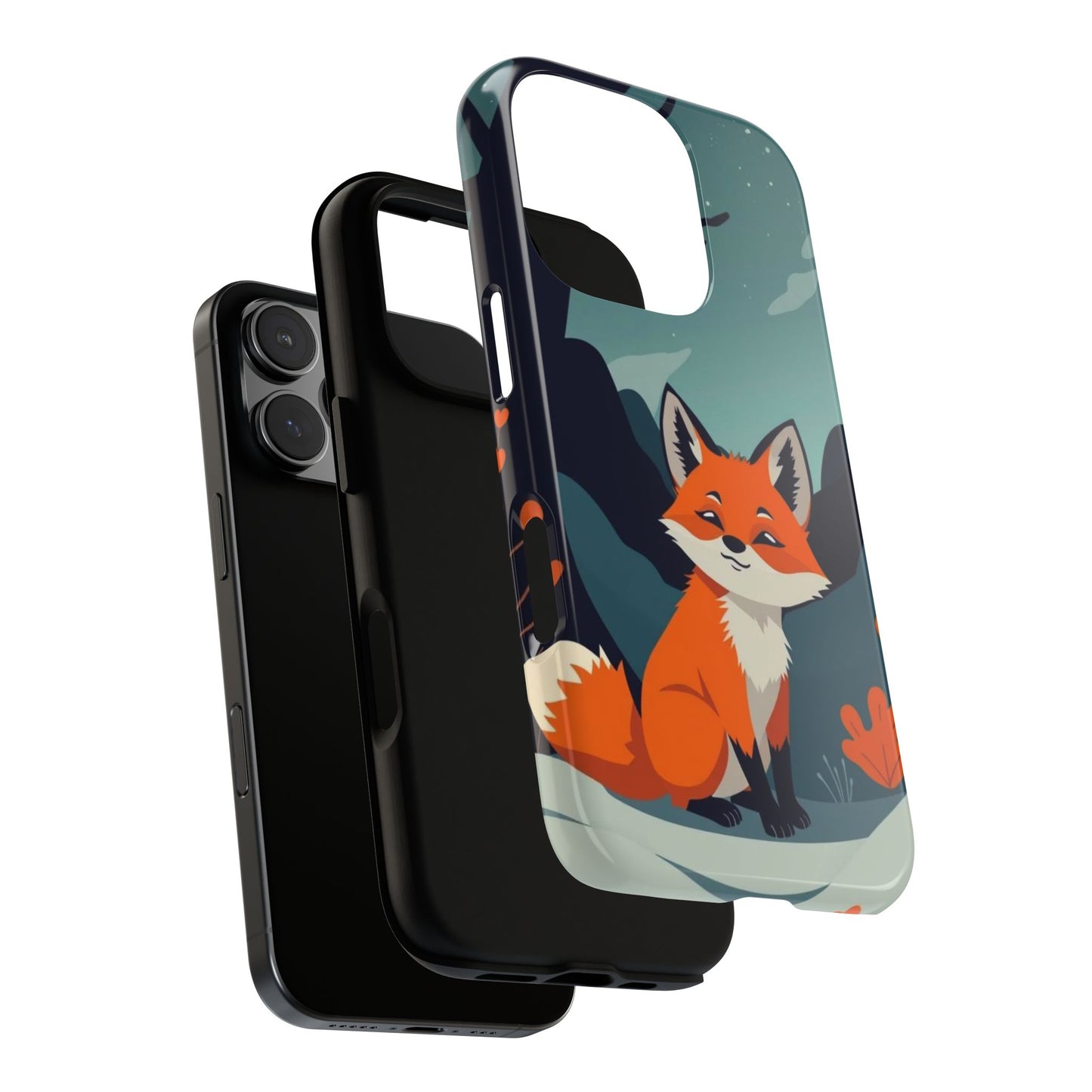 Phone Case - Cute Fox Design Phone Case