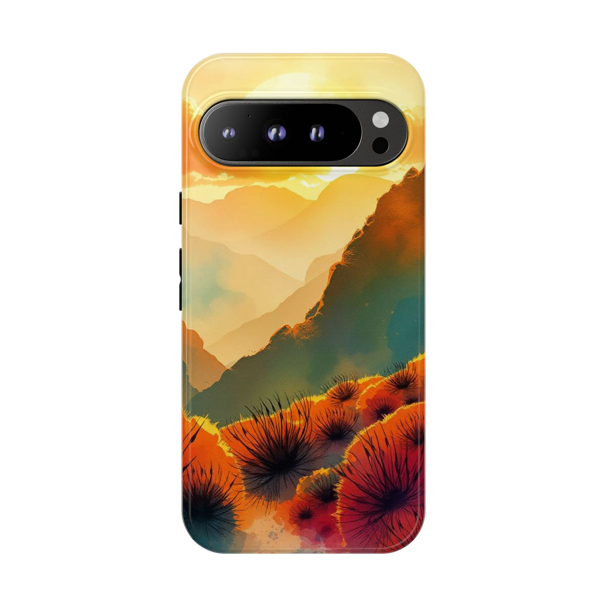 Ideallic Watercolour Sunset Design Phone Case - Multicolor Phone Case - Google Pixel 9 Pro XL / Glossy
