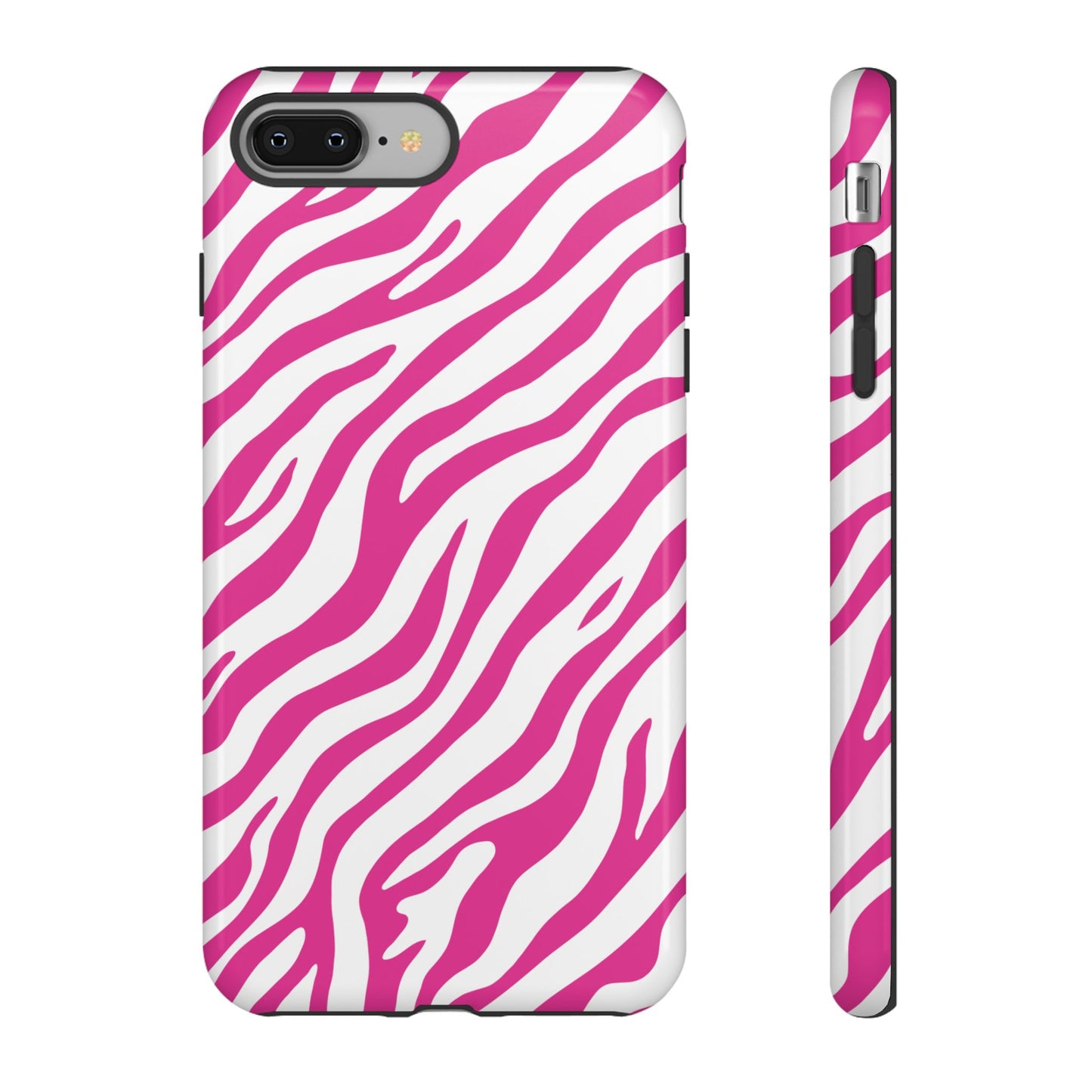 Stylish Hot Pink Zebra Print Phone Case