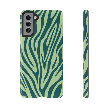 Boutique Sage Tiger Print Phone Case