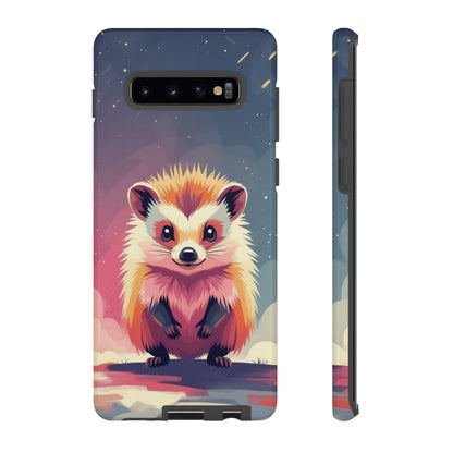 Samsung Galaxy S10 Plus / Glossy Phone Case - Stylised Hedgehog Design Phone Case