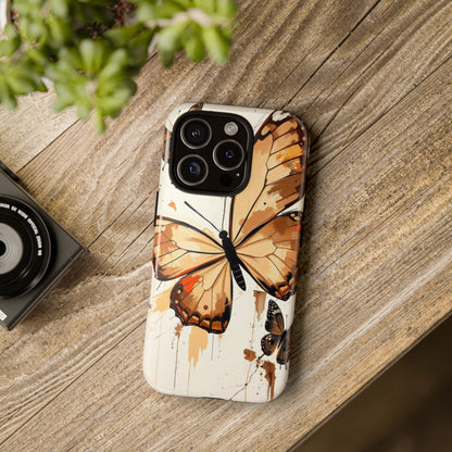 Acrylic Style Butterflies Design Phone Case - Multicolor Phone Case