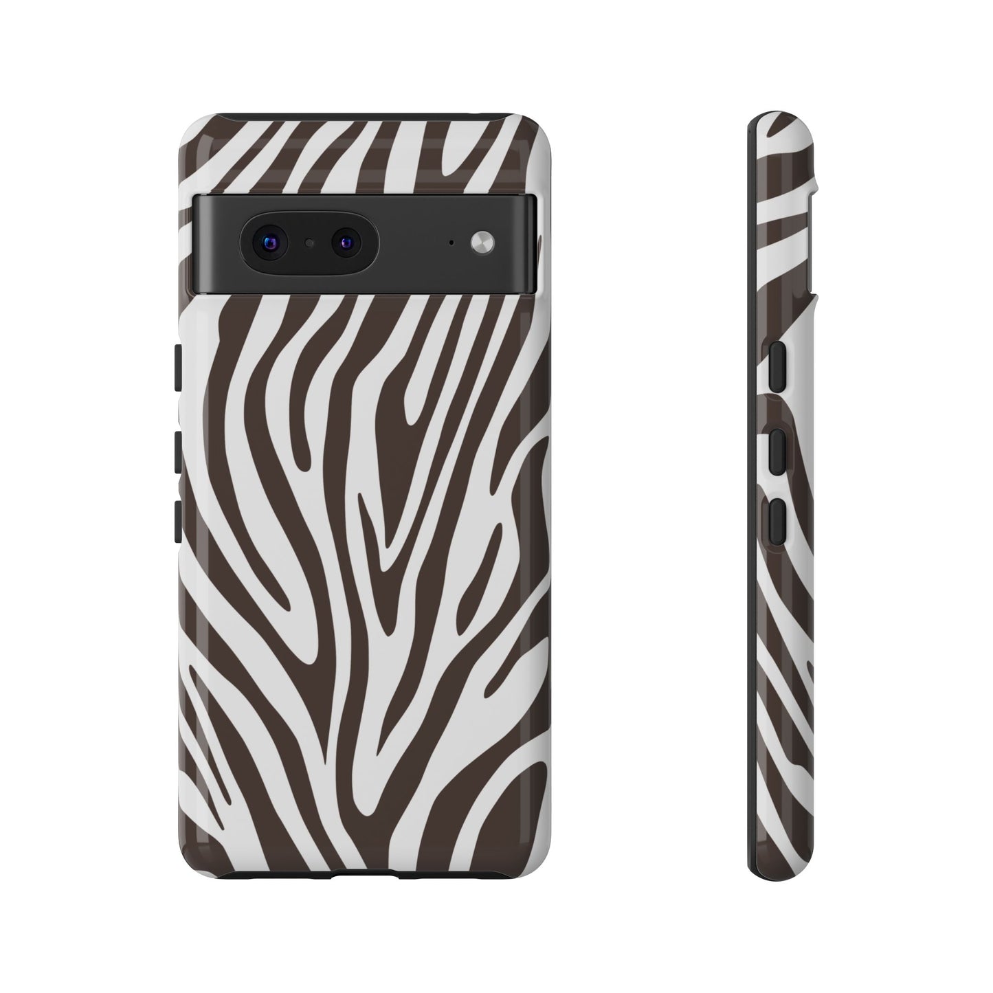 Graphic Brown Tiger Print Phone Case