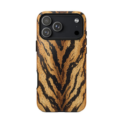 Amber Tiger Print Phone Case