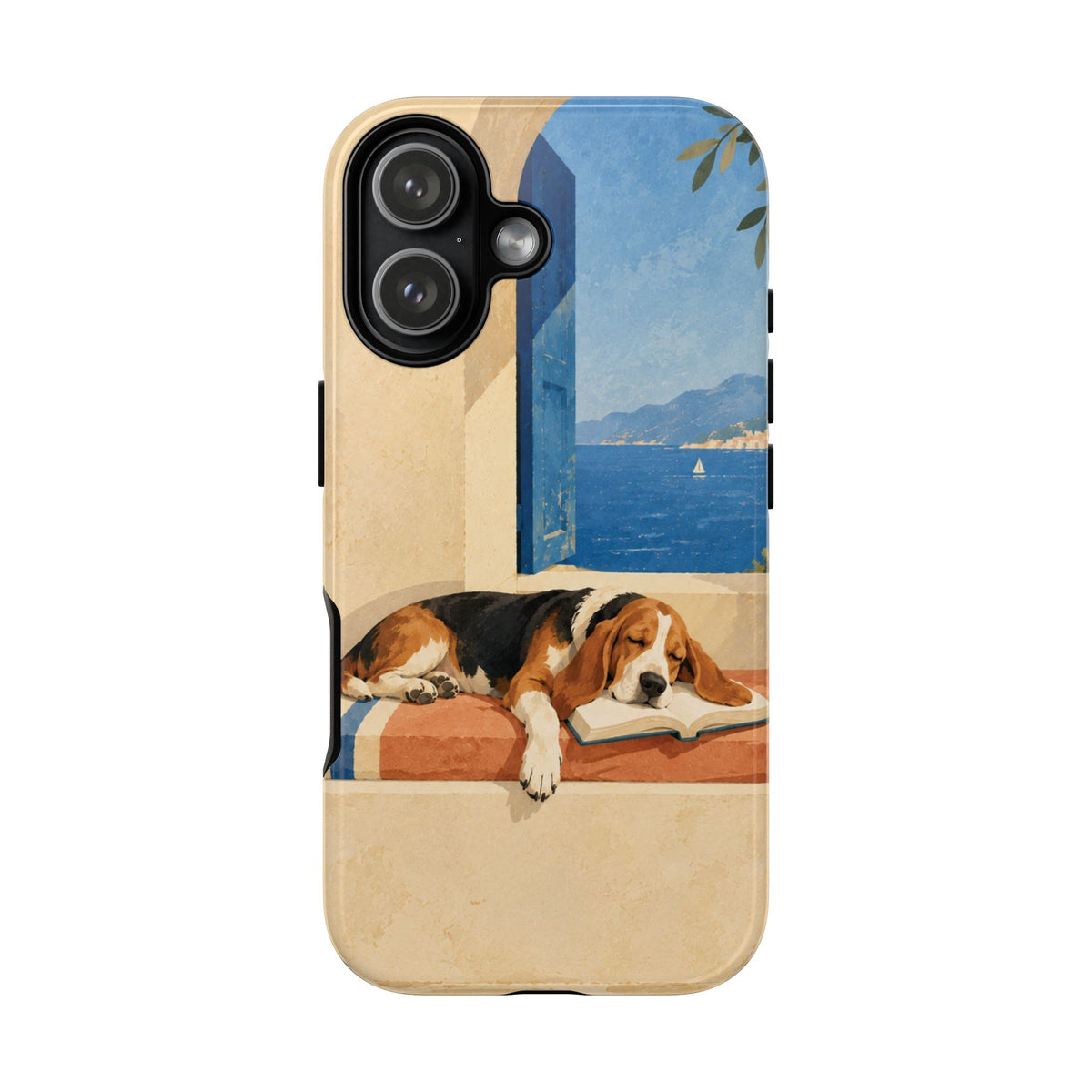 Basset Hound Unfinished Chapter Phone Case - Multicolor Phone Case - iPhone 17 / Glossy