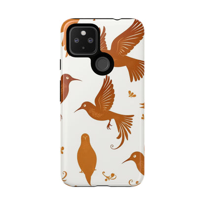 Abstract Bird Pattern Phone Case