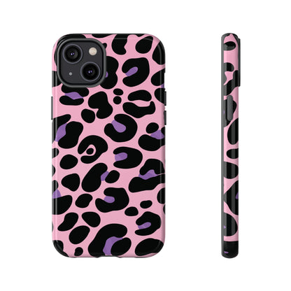 Pretty Pink & Lavender Leopard Print