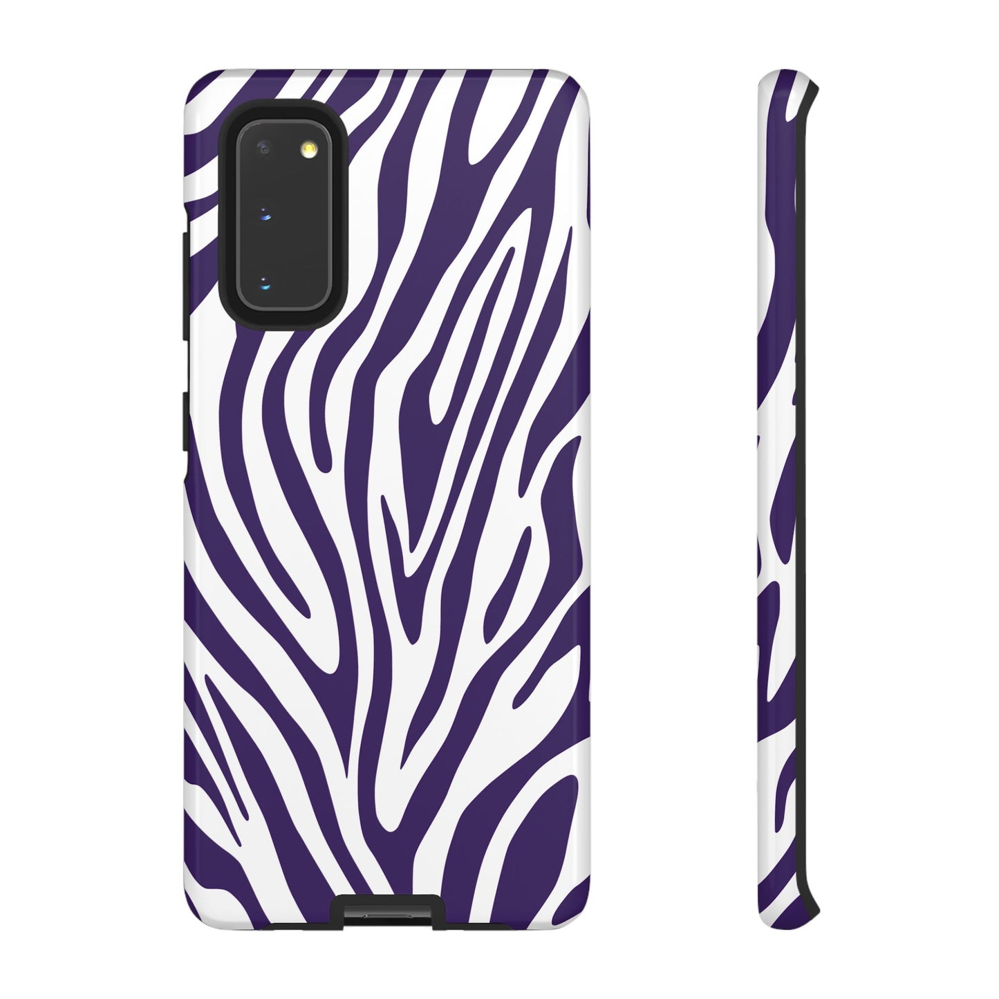Graphic Purple Tiger Print Phone Case