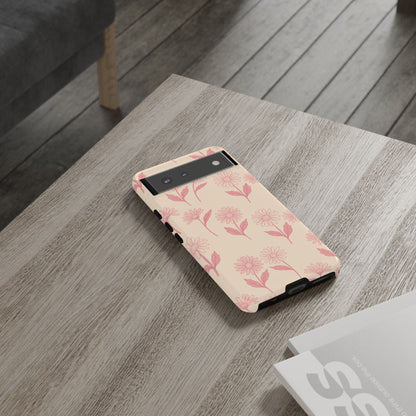 Pretty Pink Daisy Pattern Phone Case