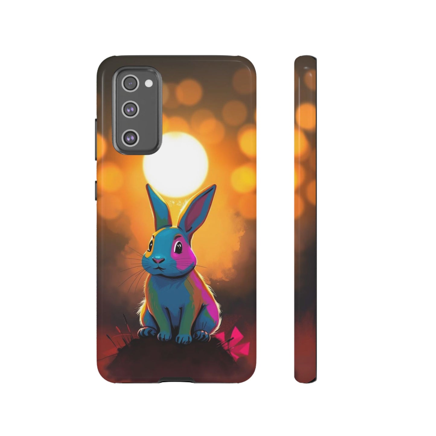 Samsung Galaxy S20 FE / Glossy Phone Case - Pop Art Rabbit Design Phone Case