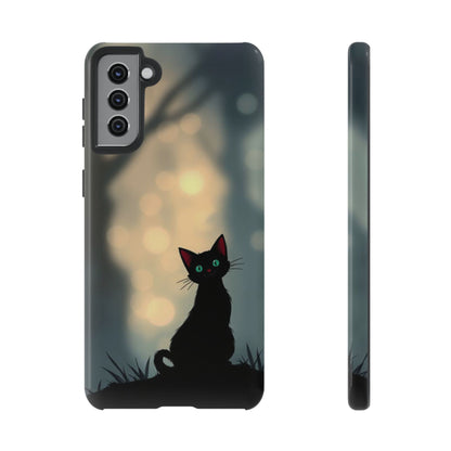 Gothic Cat Design Phone Case - Multicolor Phone Case - Samsung Galaxy S21 Plus / Glossy
