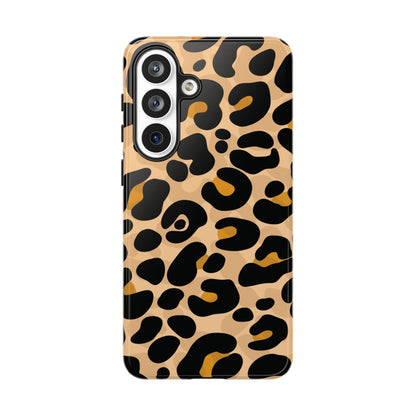 Stylish Mocha Leopard Print Phone Case